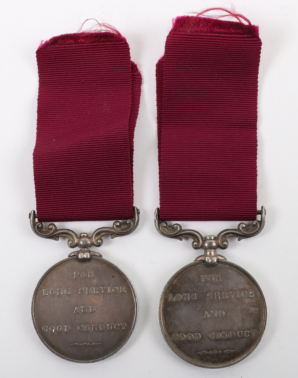 An Interesting Pair of Victorian Army Long Service Medals Both Issued to a Sergeant James Pickles in - Image 2 of 3