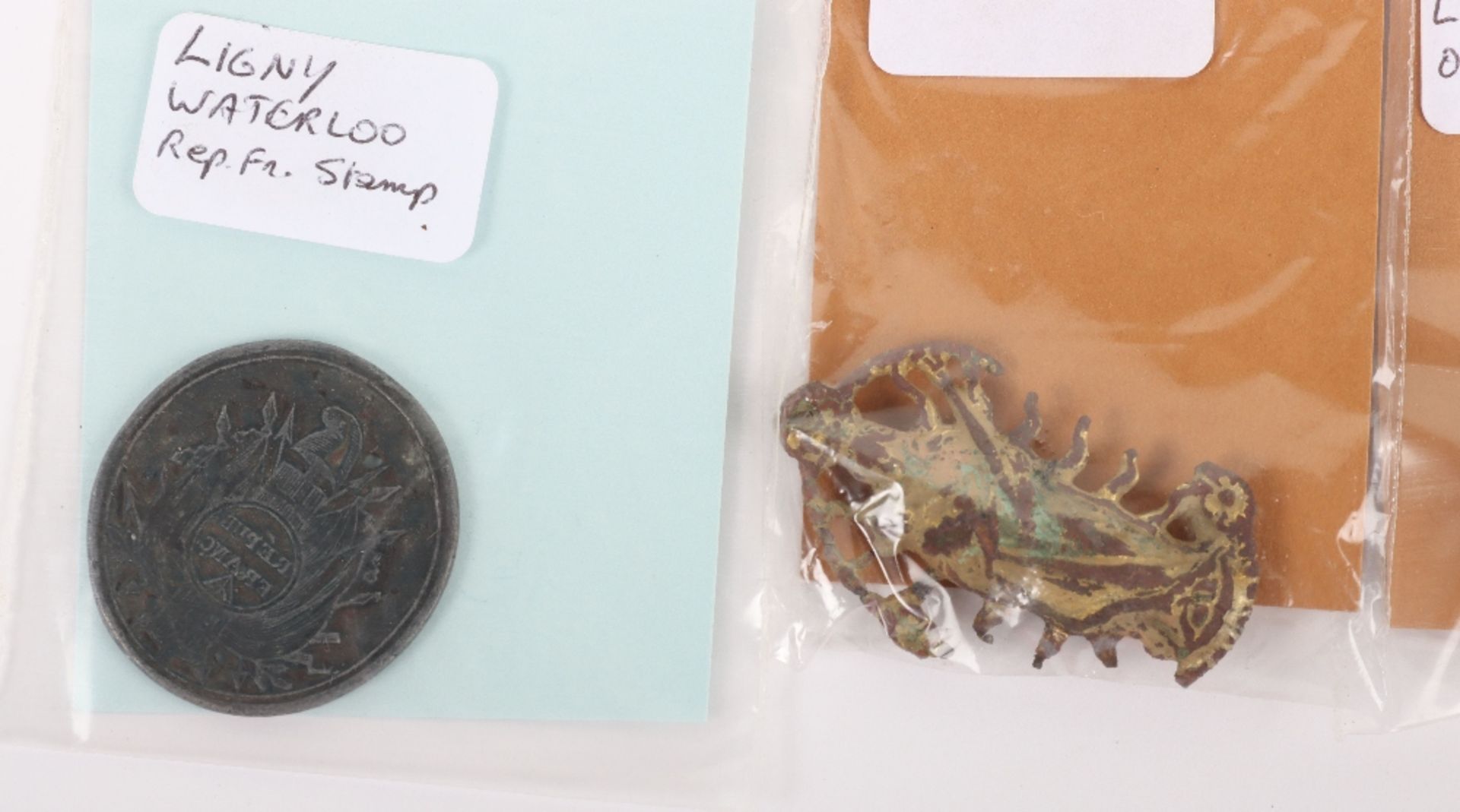 An Assortment of Relics Found at Ligny on the Waterloo Battlefield - Image 3 of 4