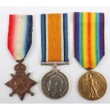 Great War 1918 Casualty Medal Group of 3 to the 18th Middlesex (Pioneer) Battalion