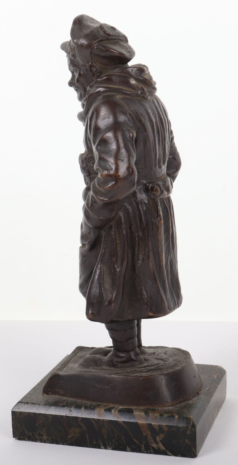 Bronze Figure of a WW1 British Tommy in the Bruce Bairnsfather “Old Bill” Style - Image 5 of 8