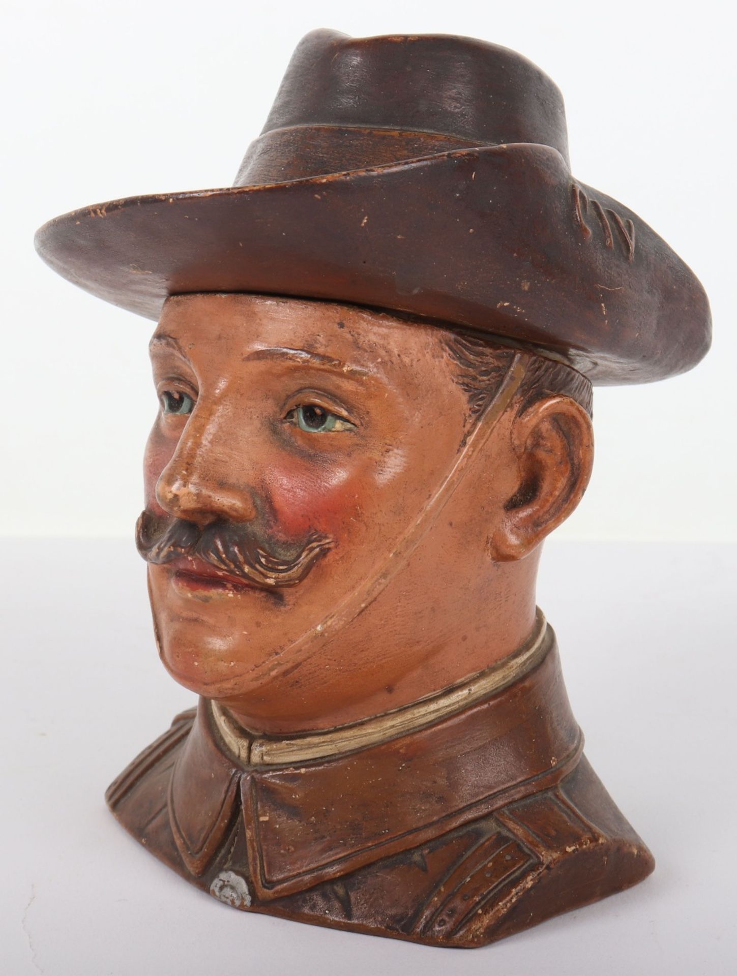 Boer War Character Tobacco Jar of a City Imperial Volunteer - Image 6 of 9