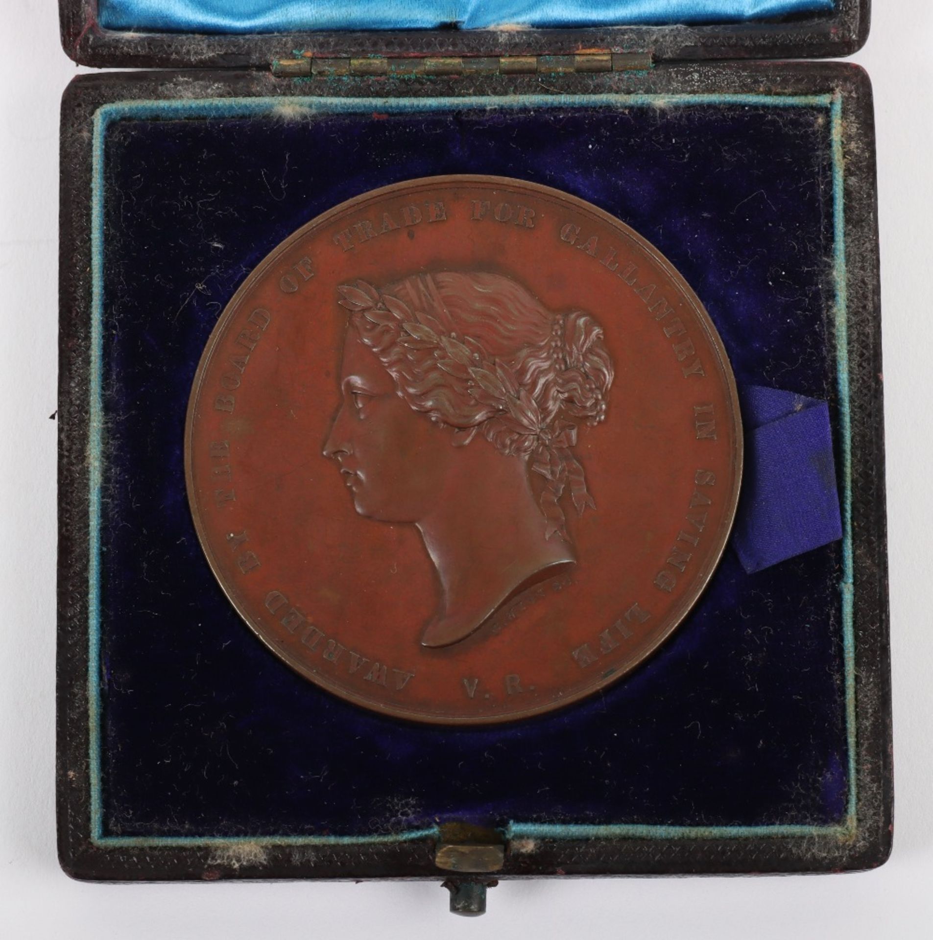 Board of Trade Medal for Gallantry in Saving Life at Sea Awarded to the Master of a Fishing Boat for