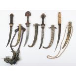 3x Assorted Moroccan Daggers Jambya / Koumya