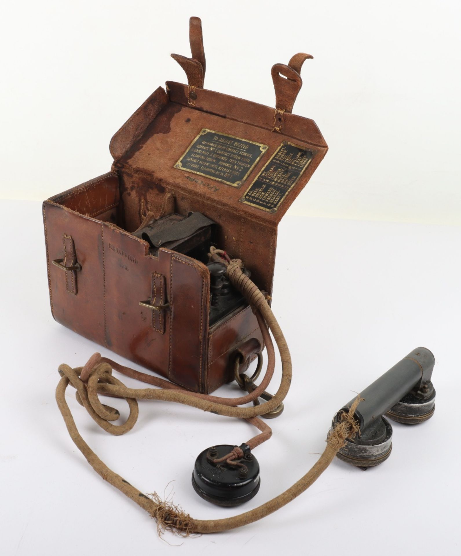 WW1 1918 Dated Field Telephone Set D Mk III