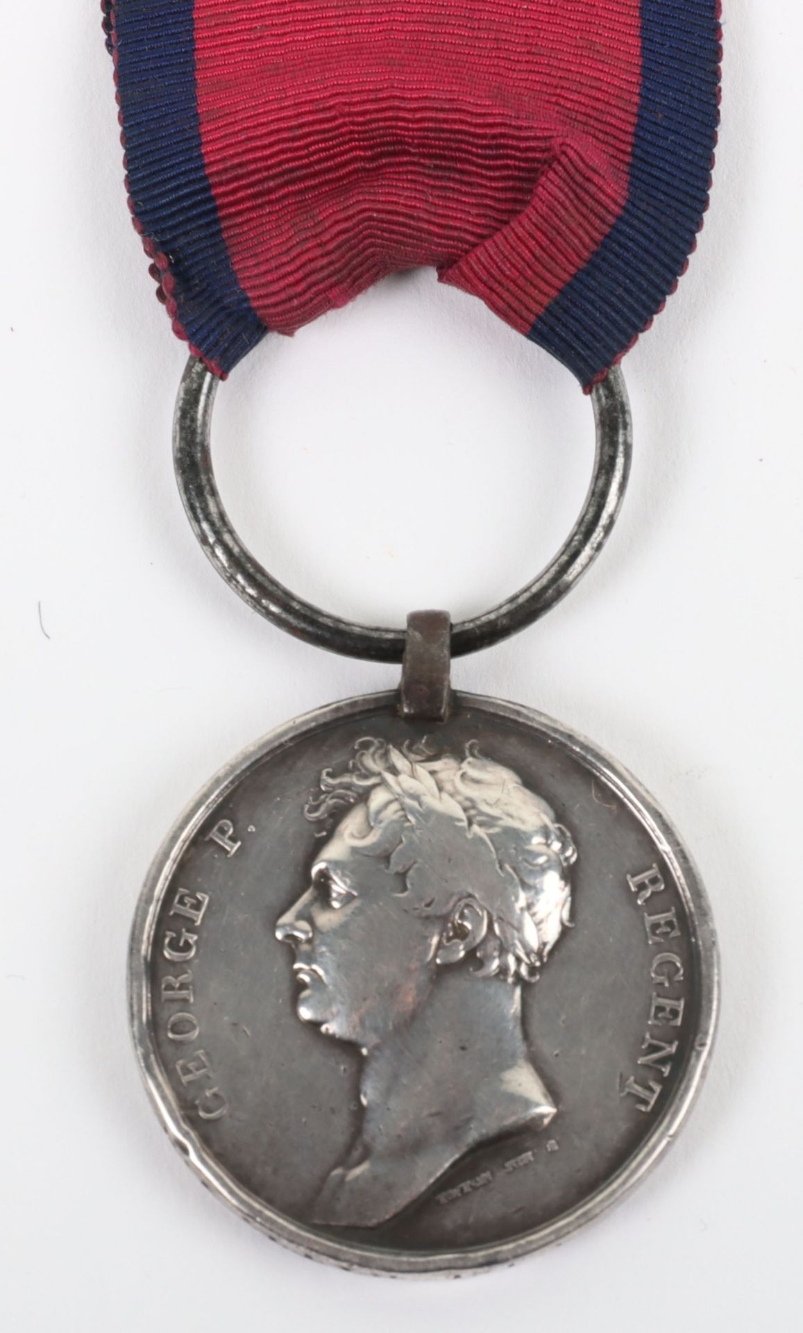 British 1815 Waterloo Medal 4th or Kings Own Regiment of Foot