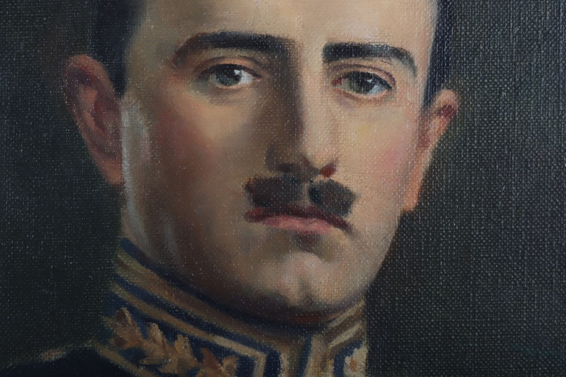 Oil Painting of Royal Air Force Officer in Full Parade Dress - Image 5 of 9