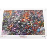 2004 Transformers 20th anniversary Mega Lithograph