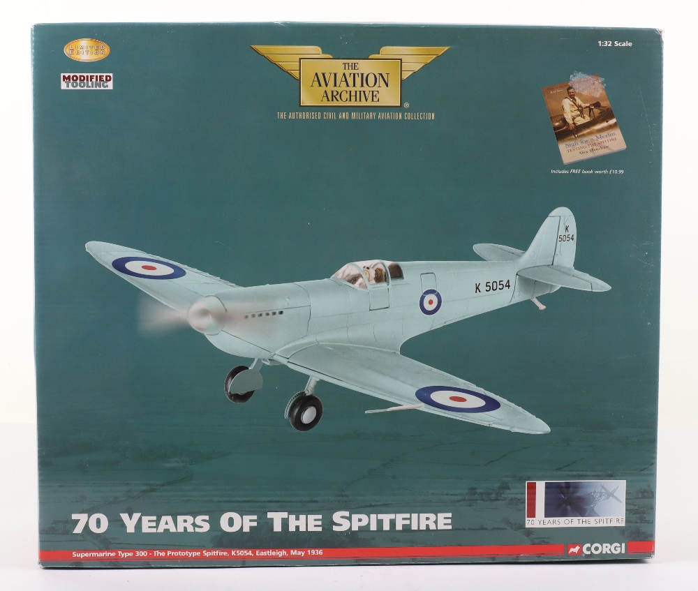 Corgi “The Aviation Archive” Supermarine Type 300 – Prototype Spitfire boxed