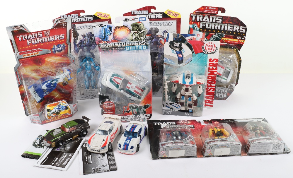 Ten Transformers Takara/Hasbro action figures