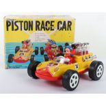 Masudaya (Japan) Disney Piston Race Car Mickey Mouse