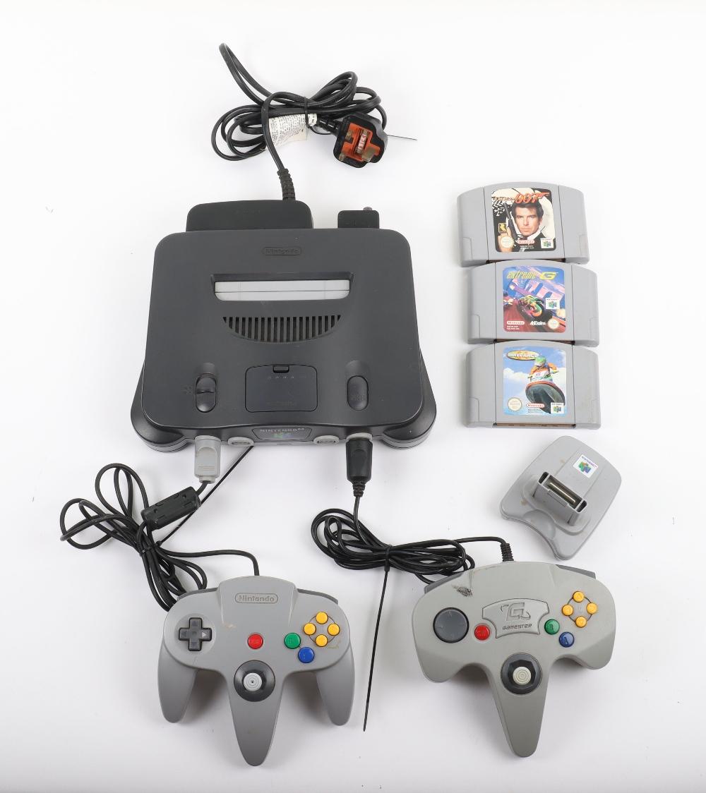 Nintendo 64 console NUS-001 with Games