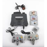 Nintendo 64 console NUS-001 with Games