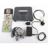 Nintendo 64 Console NUS-001 with games