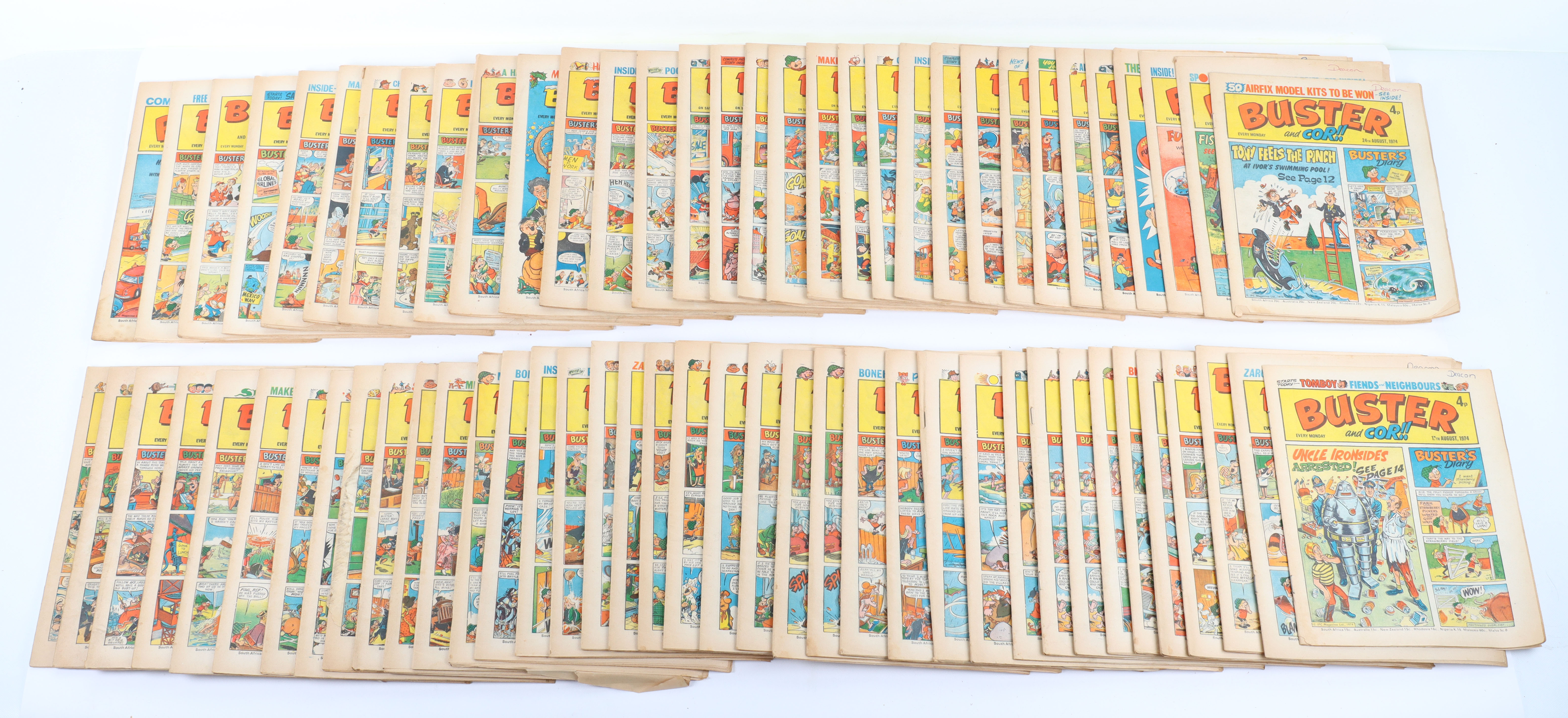 Large Quantity of Buster and Jet 1970s comics - Bild 3 aus 3