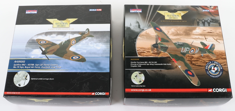 Two Corgi “The Aviation Archive” boxed Diecast models