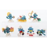 1979 Peyo Schlaich Smurfs figures