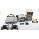 1997 Sony PlayStation SCPH-7502 with games