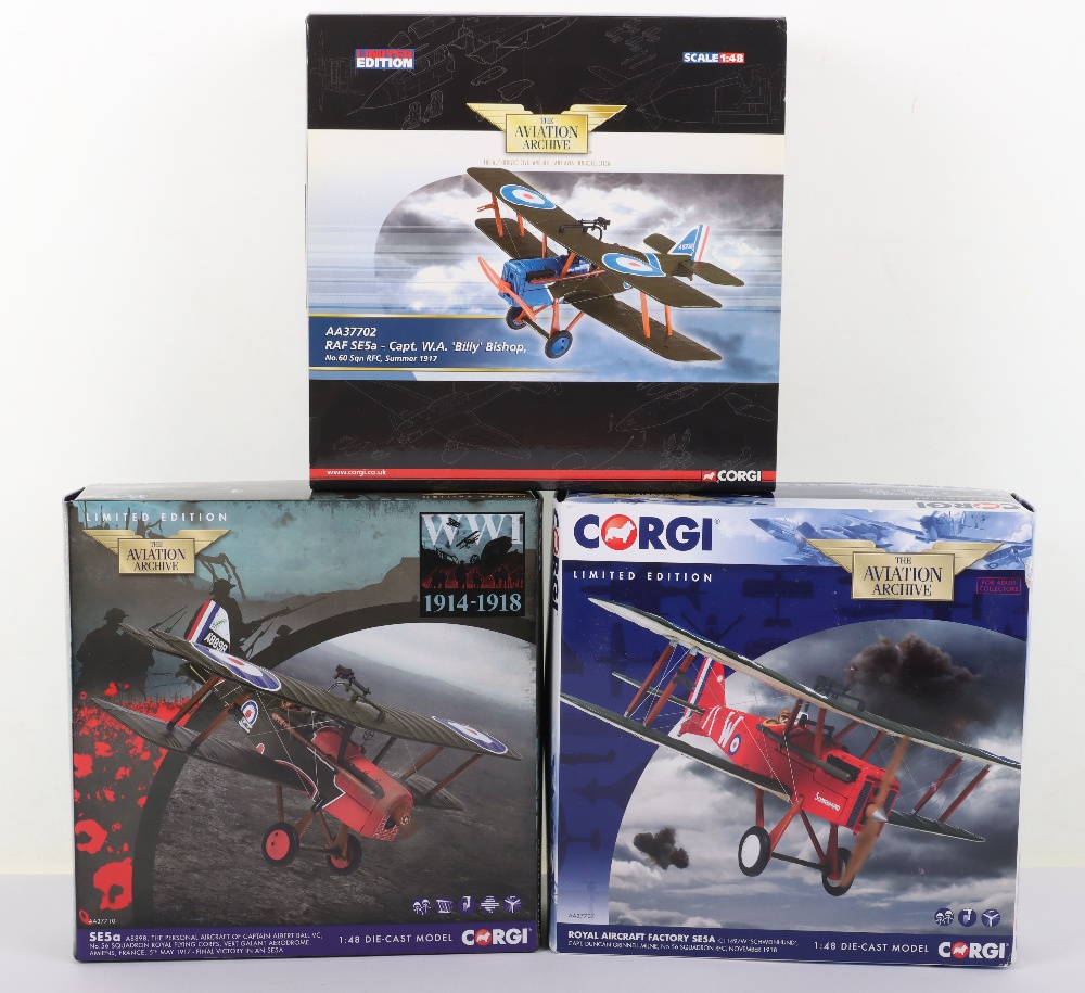 Three Corgi “The Aviation Archive” Boxed models