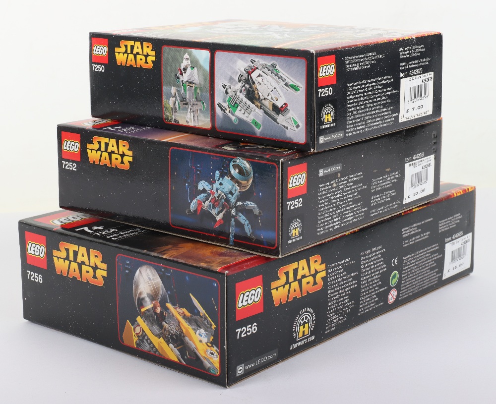 Three Lego Star Wars Sealed sets 7250,7252 and 7256 - Image 2 of 7