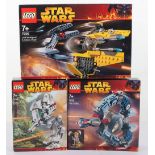 Three Lego Star Wars Sealed sets 7250,7252 and 7256