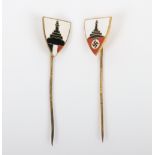 2x German Veterans Associations Stickpins