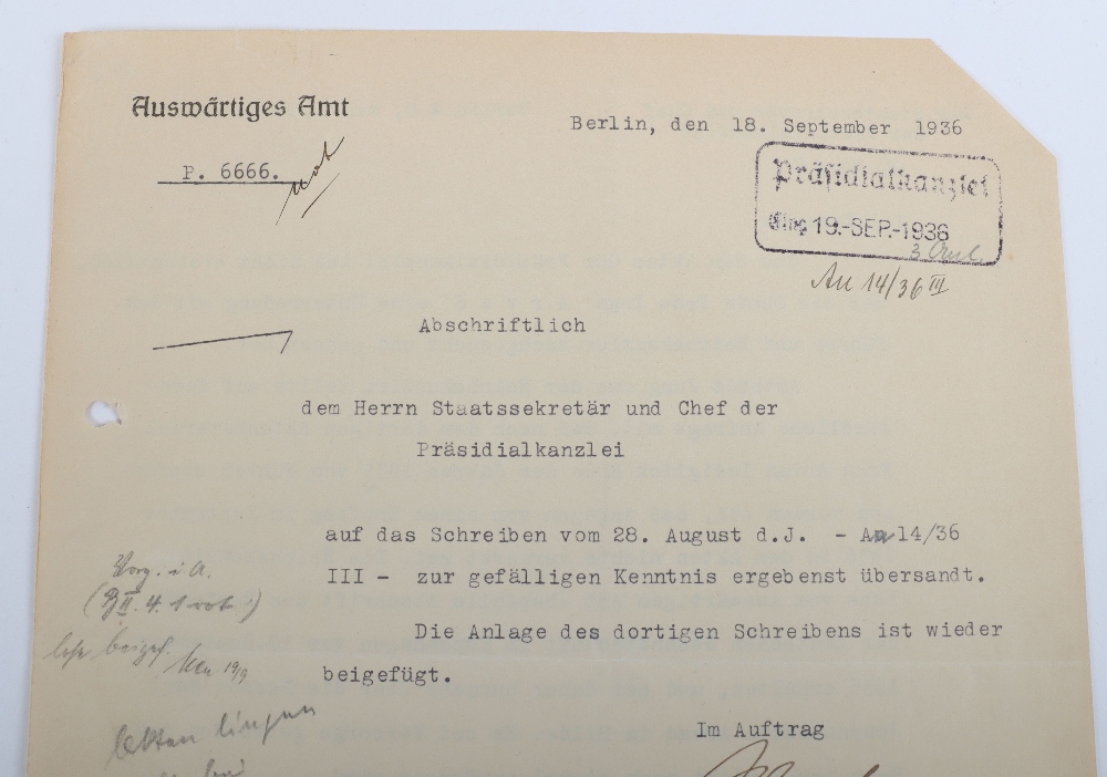 Interesting Third Reich Documents Relating to the Danish Journalist and Hollywood Gossip Columnist I - Bild 34 aus 47