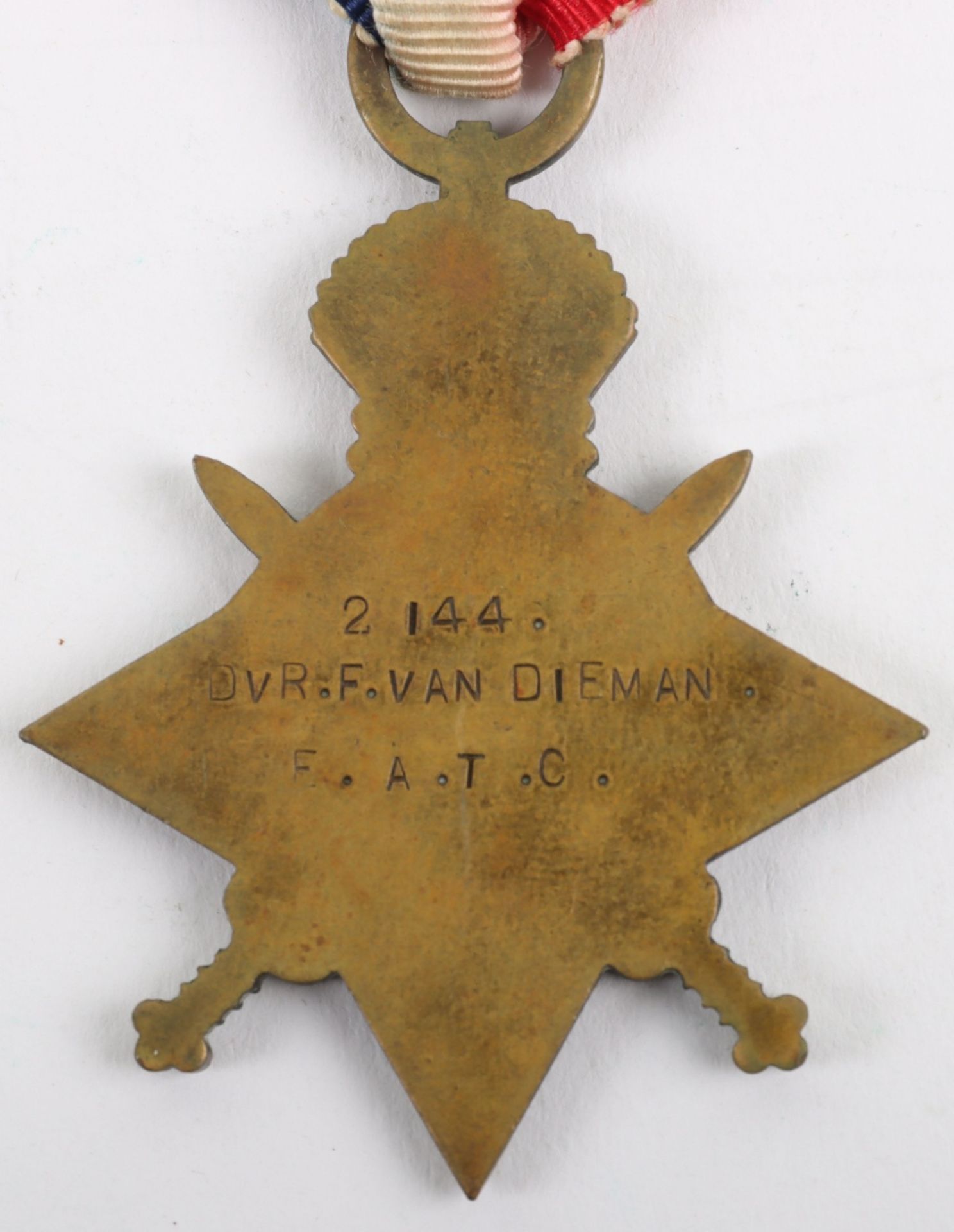 An Unusual WW1 Medal Trio for Service in East Africa Transport Corps - Image 3 of 4