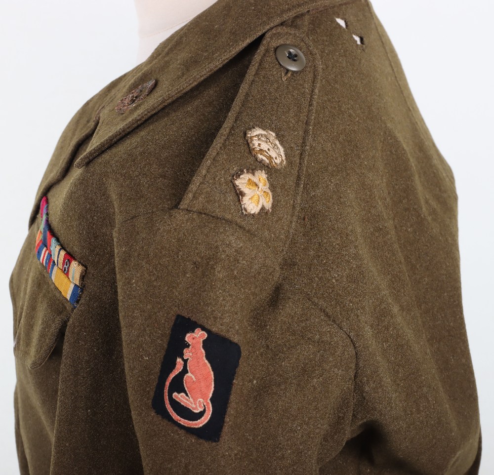 WW2 British South Wales Borderers Lieutenant Colonels Battle Dress Blouse - Bild 8 aus 9