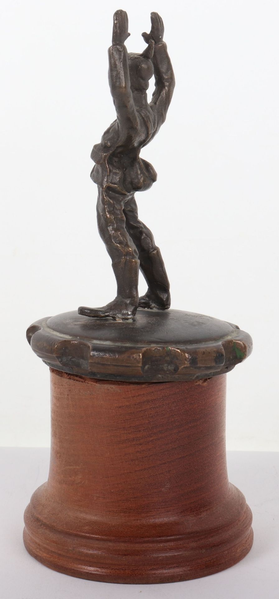 Bronze Figure of a Surrendering WW1 German Soldier - Image 4 of 6