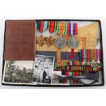 WW2 British Medals, Badges and Document Archive of Sergeant Edward Bert Read 25th Dragoons 14th Army