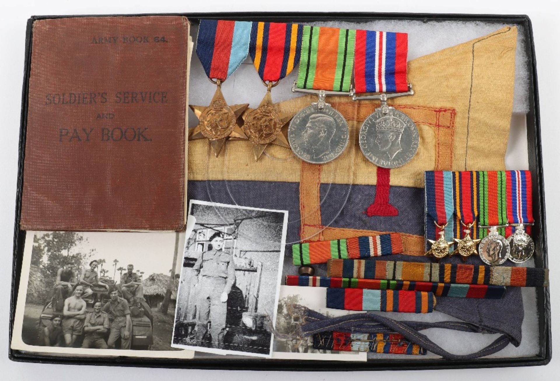 WW2 British Medals, Badges and Document Archive of Sergeant Edward Bert Read 25th Dragoons 14th Army