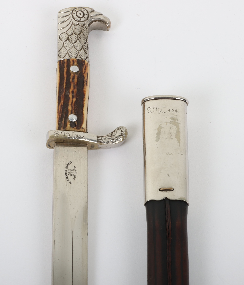 Third Reich Police Bayonet by Alexander Coppel Solingen - Bild 3 aus 12