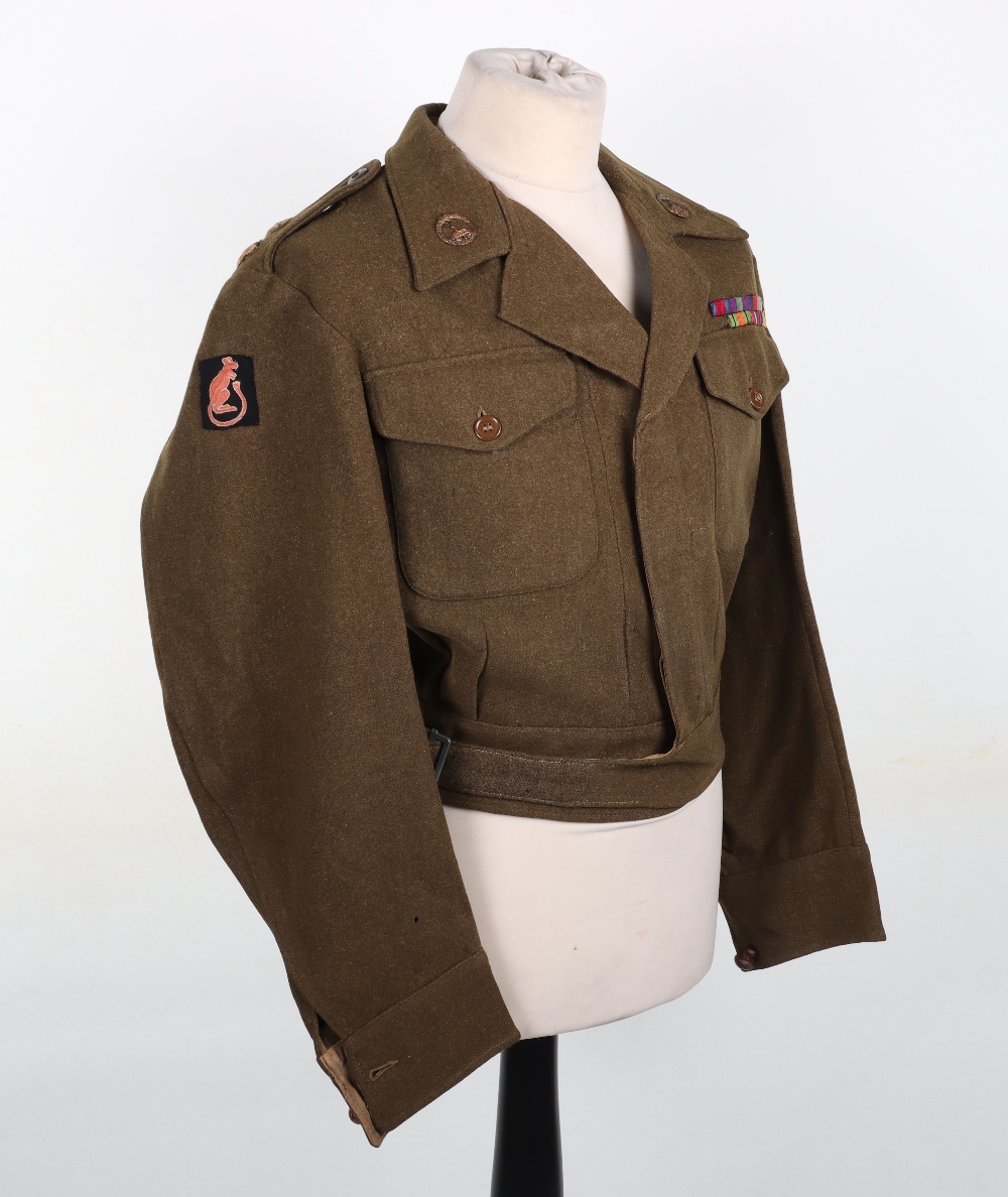 WW2 British South Wales Borderers Lieutenant Colonels Battle Dress Blouse - Bild 2 aus 9