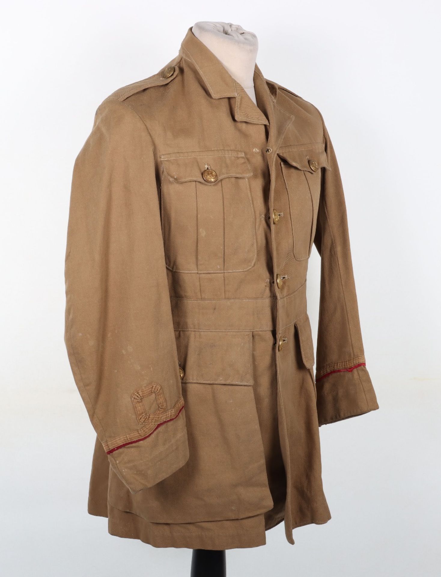 WW1 Royal Naval Volunteer Reserve / Royal Naval Division Doctors Tropical Pattern Tunic - Image 6 of 9