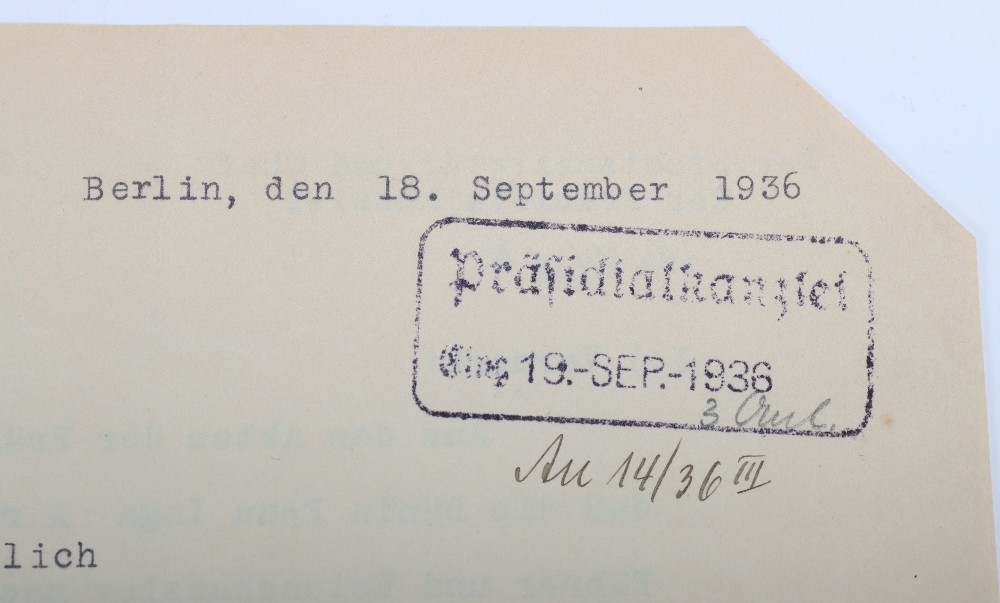 Interesting Third Reich Documents Relating to the Danish Journalist and Hollywood Gossip Columnist I - Bild 40 aus 47