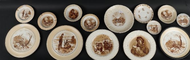 A Selection of Bruce Bairnsfather ‘Old Bill’ Pottery by Grimwades