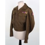 WW2 British South Wales Borderers Lieutenant Colonels Battle Dress Blouse