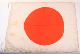 Scarce WW2 Imperial Japanese Air Force Downed Pilots Silk “Meatball” Flag