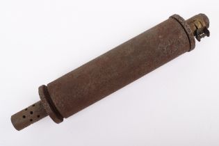 Inert WW1 British Stokes Mortar Projectile with All Way Fuse