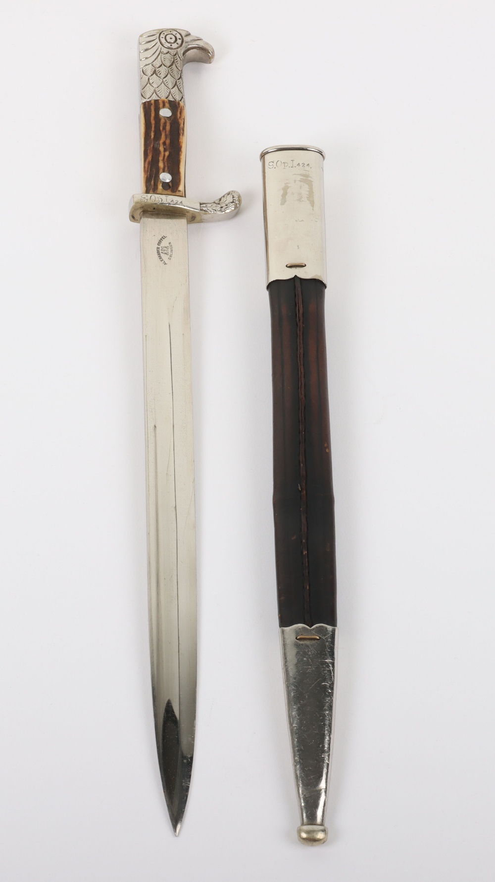 Third Reich Police Bayonet by Alexander Coppel Solingen - Bild 4 aus 12