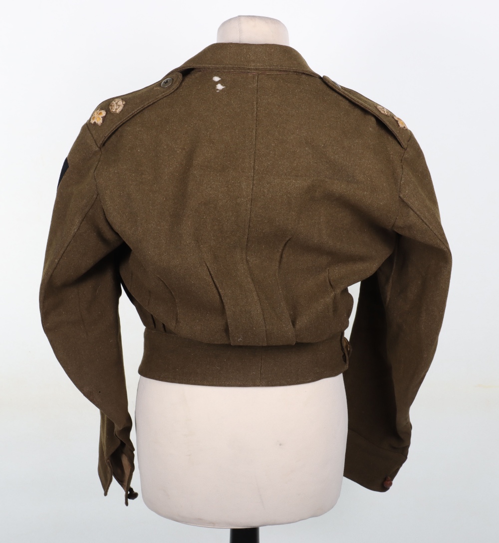 WW2 British South Wales Borderers Lieutenant Colonels Battle Dress Blouse - Bild 3 aus 9