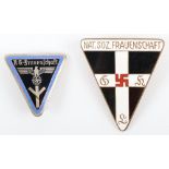 Third Reich NS Frauenschaft Enamel Badge