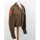 British Royal Tank Regiment Officers Battle Dress Blouse