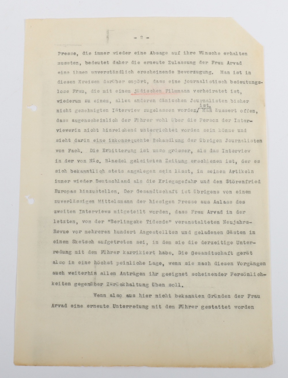 Interesting Third Reich Documents Relating to the Danish Journalist and Hollywood Gossip Columnist I - Bild 24 aus 47