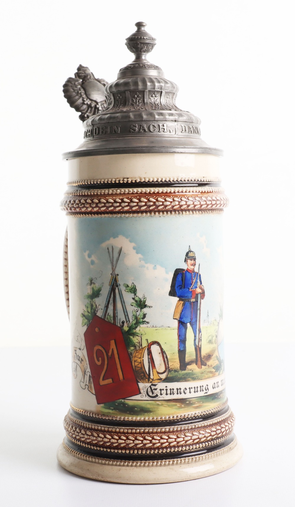 Imperial German Regimental Stein 21st Infantry Regiment