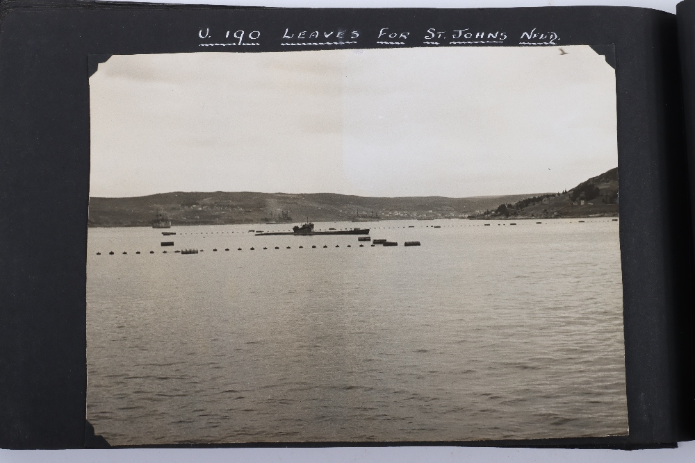 Fine WW2 Royal Navy Photograph Album Documenting the Service of the Recovery Tug H.M.R.T. Tenacity - Image 16 of 23