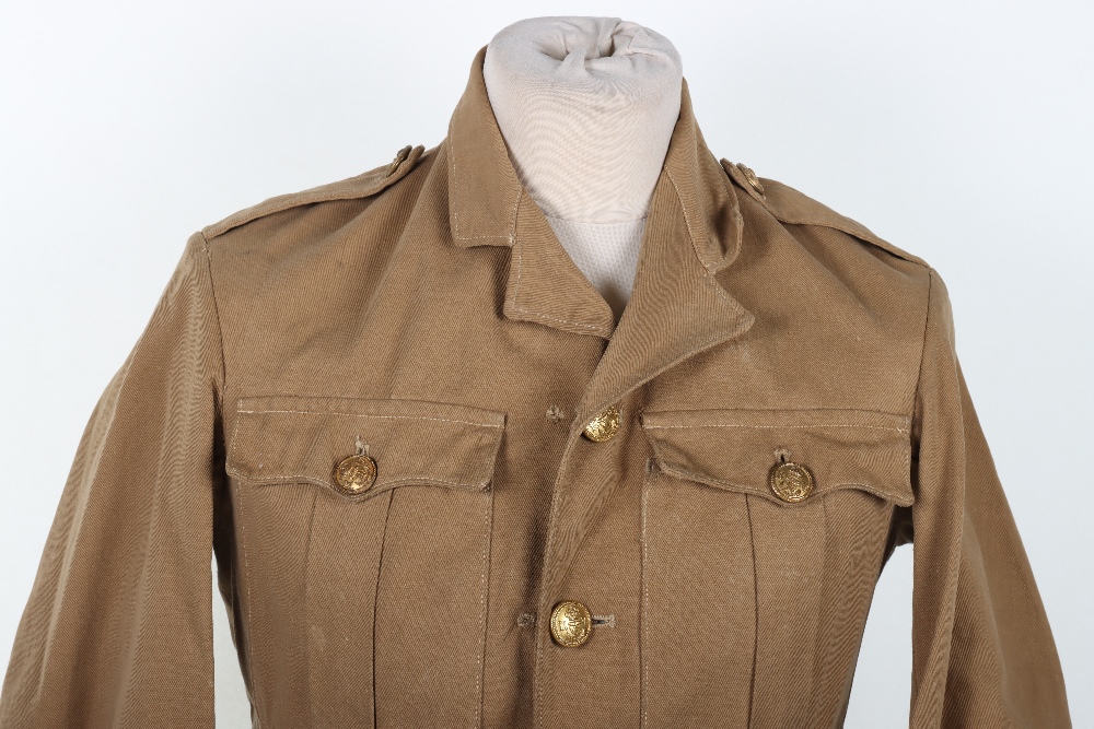 WW1 Royal Naval Volunteer Reserve / Royal Naval Division Doctors Tropical Pattern Tunic - Image 2 of 9