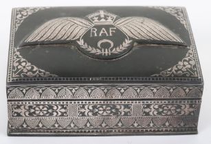 Good Quality Indian Bidri Ware Box c.1920-1945