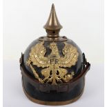 Imperial German Prussian Regimentally Marked Other Ranks Pickelhaube