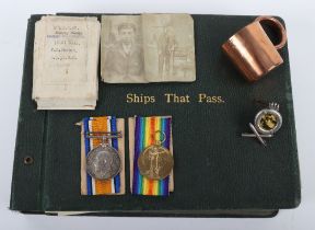 Magnificent Photograph Album and Associated Items Documenting the Service of Deck Hand F C Jenson Ro